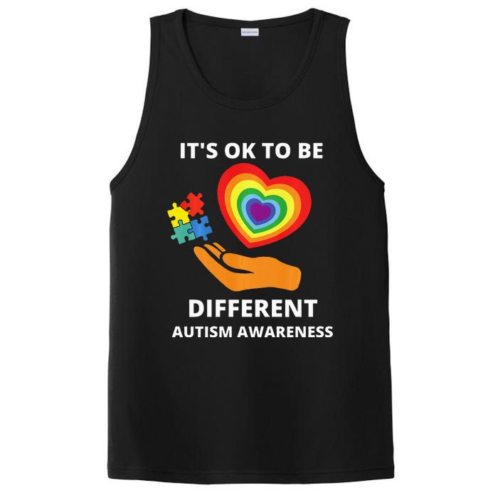 autism awareness its ok to be different PosiCharge Competitor Tank