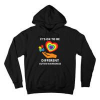 autism awareness its ok to be different Tall Hoodie