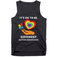 autism awareness its ok to be different Tank Top