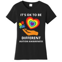 autism awareness its ok to be different Women's T-Shirt