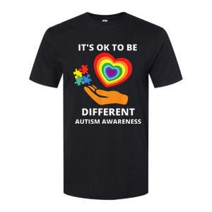 autism awareness its ok to be different Softstyle CVC T-Shirt