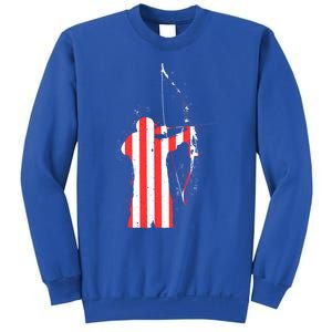 Archery Archer Independence Day Bow Bowhunter Patriotic Gift Sweatshirt