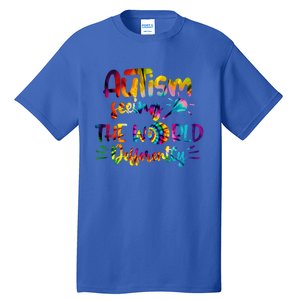 Autism Awareness Inspirational Quote Tie Dye Unity Meaningful Gift Tall T-Shirt