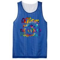 Autism Awareness Inspirational Quote Tie Dye Unity Meaningful Gift Mesh Reversible Basketball Jersey Tank