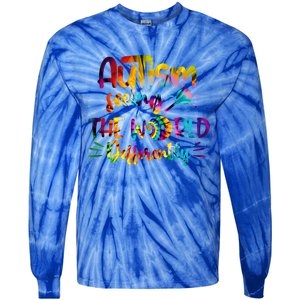 Autism Awareness Inspirational Quote Tie Dye Unity Meaningful Gift Tie-Dye Long Sleeve Shirt