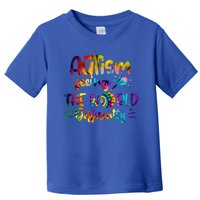 Autism Awareness Inspirational Quote Tie Dye Unity Meaningful Gift Toddler T-Shirt