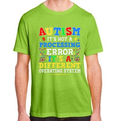 Autism Awareness It's A Different Operating System Gift Adult ChromaSoft Performance T-Shirt