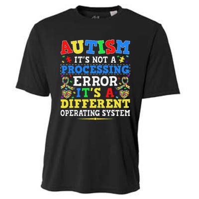 Autism Awareness It's A Different Operating System Gift Cooling Performance Crew T-Shirt