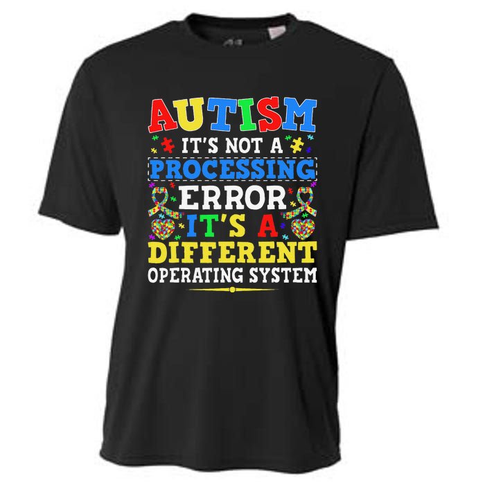 Autism Awareness It's A Different Operating System Gift Cooling Performance Crew T-Shirt