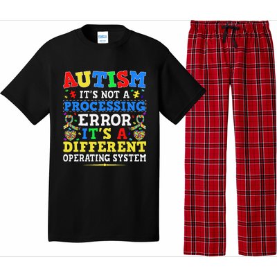 Autism Awareness It's A Different Operating System Gift Pajama Set