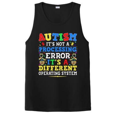 Autism Awareness It's A Different Operating System Gift PosiCharge Competitor Tank