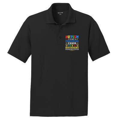 Autism Awareness It's A Different Operating System Gift PosiCharge RacerMesh Polo