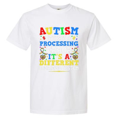 Autism Awareness It's A Different Operating System Gift Garment-Dyed Heavyweight T-Shirt