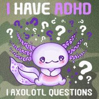 Adhd Awareness I Axolotol Questions Legacy Tie Dye Trucker Hat