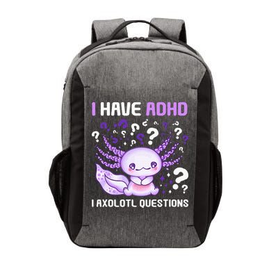 Adhd Awareness I Axolotol Questions Vector Backpack