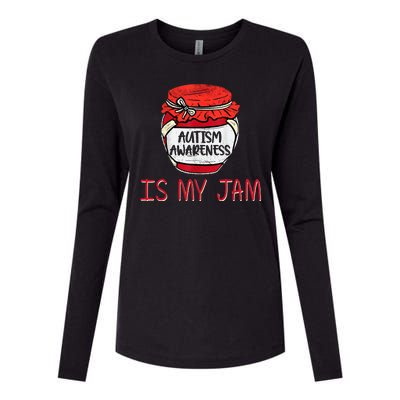 Autism Awareness Is My Jam Womens Cotton Relaxed Long Sleeve T-Shirt