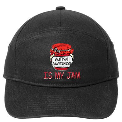 Autism Awareness Is My Jam 7-Panel Snapback Hat