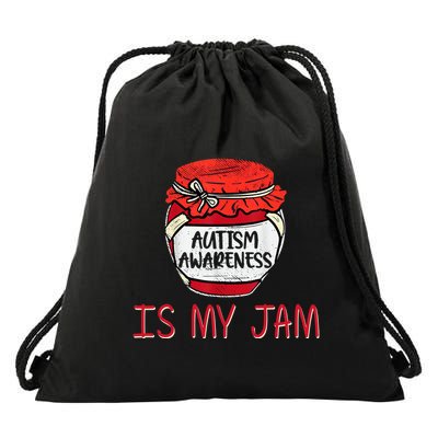 Autism Awareness Is My Jam Drawstring Bag