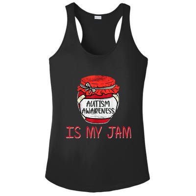Autism Awareness Is My Jam Ladies PosiCharge Competitor Racerback Tank