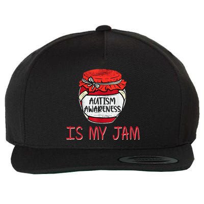 Autism Awareness Is My Jam Wool Snapback Cap