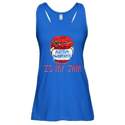 Autism Awareness Is My Jam Ladies Essential Flowy Tank