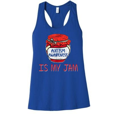 Autism Awareness Is My Jam Women's Racerback Tank