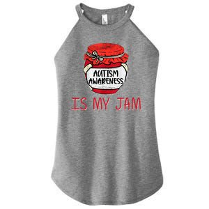 Autism Awareness Is My Jam Women’s Perfect Tri Rocker Tank