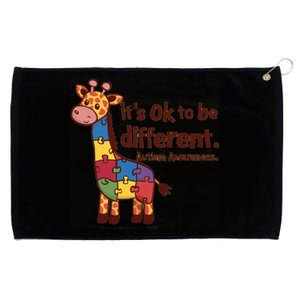 Autism Awareness ItS Ok To Be Different With Giraffe Cute Gift Grommeted Golf Towel