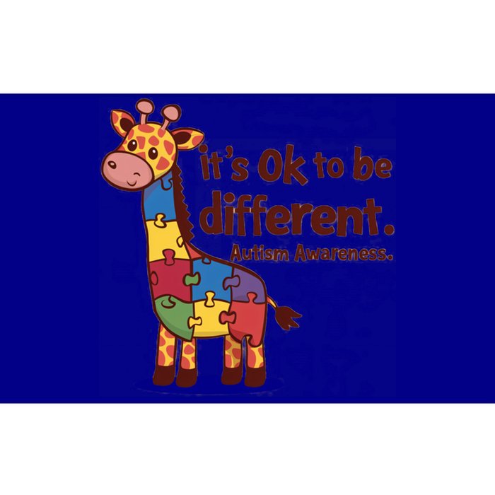 Autism Awareness ItS Ok To Be Different With Giraffe Cute Gift Bumper Sticker