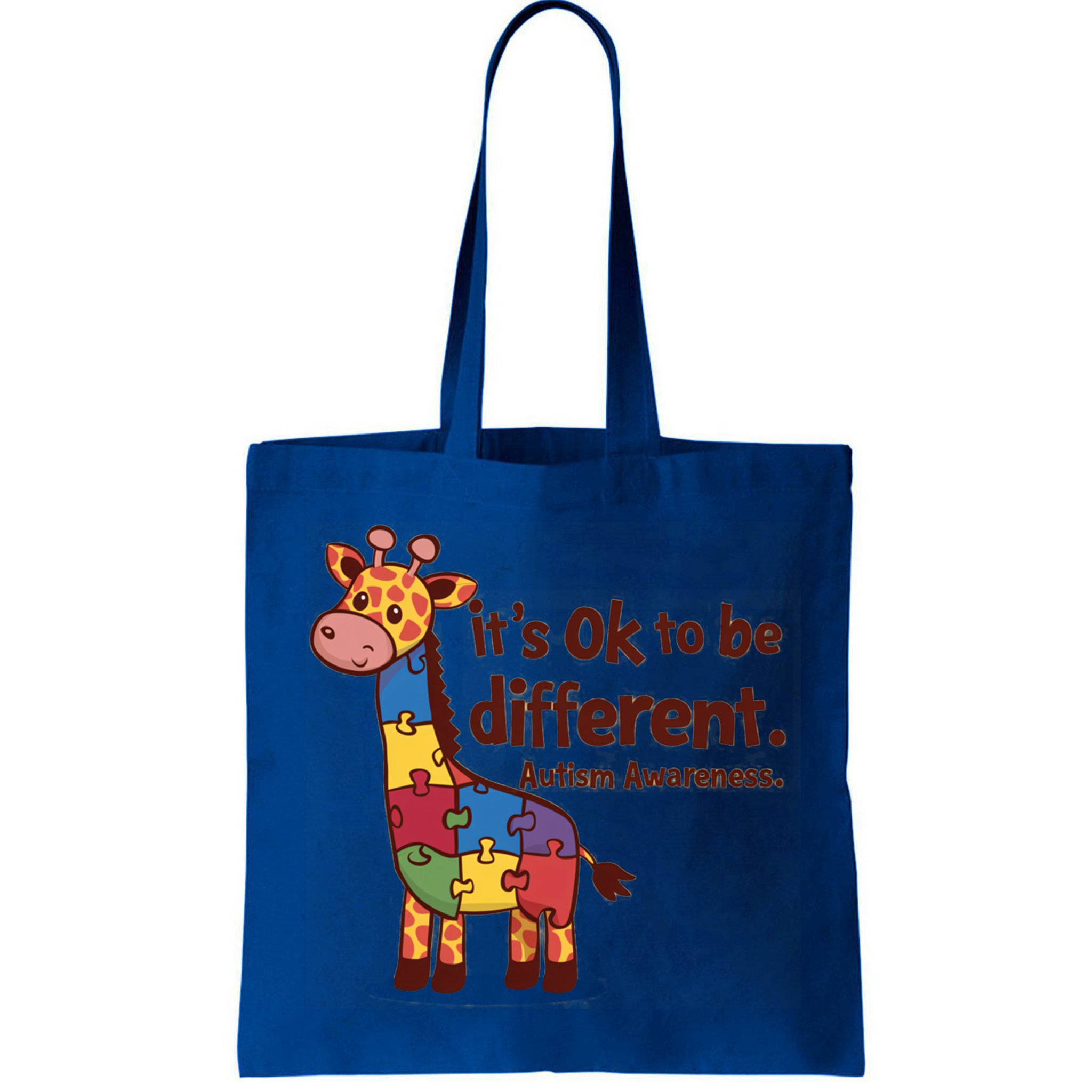 Autism Awareness ItS Ok To Be Different With Giraffe Cute Gift Bag