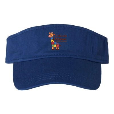 Autism Awareness ItS Ok To Be Different With Giraffe Cute Gift Visor