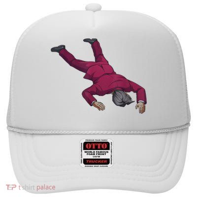 Ace Attorney Investigations Collection Faceplant Edgeworth High Crown Mesh Back Trucker Hat