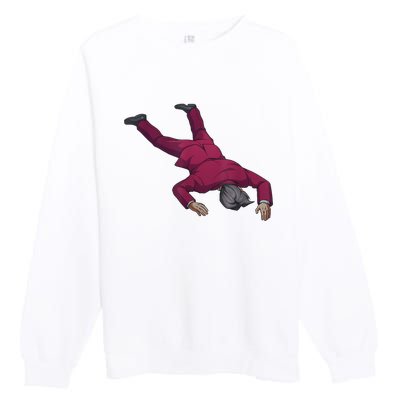 Ace Attorney Investigations Collection Faceplant Edgeworth Premium Crewneck Sweatshirt