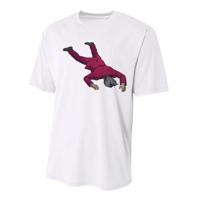 Ace Attorney Investigations Collection Faceplant Edgeworth Performance Sprint T-Shirt