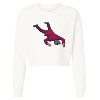 Ace Attorney Investigations Collection Faceplant Edgeworth Cropped Pullover Crew