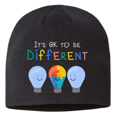 Autism Awareness It's ok to be Different Autism Awareness Sustainable Beanie