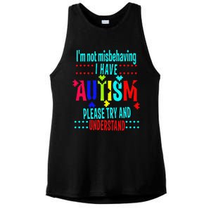 Austim Awareness I Have Autism Try Understand Gift Ladies PosiCharge Tri-Blend Wicking Tank