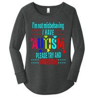 Austim Awareness I Have Autism Try Understand Gift Women's Perfect Tri Tunic Long Sleeve Shirt