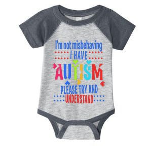 Austim Awareness I Have Autism Try Understand Infant Baby Jersey Bodysuit