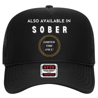 Also Available In Sober Funny Adult Drinking Humor High Crown Mesh Back Trucker Hat