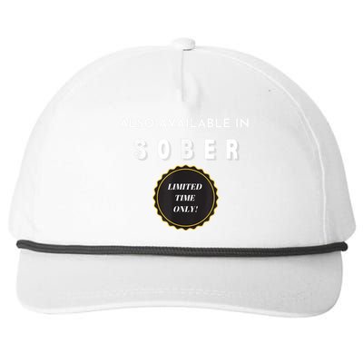 Also Available In Sober Funny Adult Drinking Humor Snapback Five-Panel Rope Hat