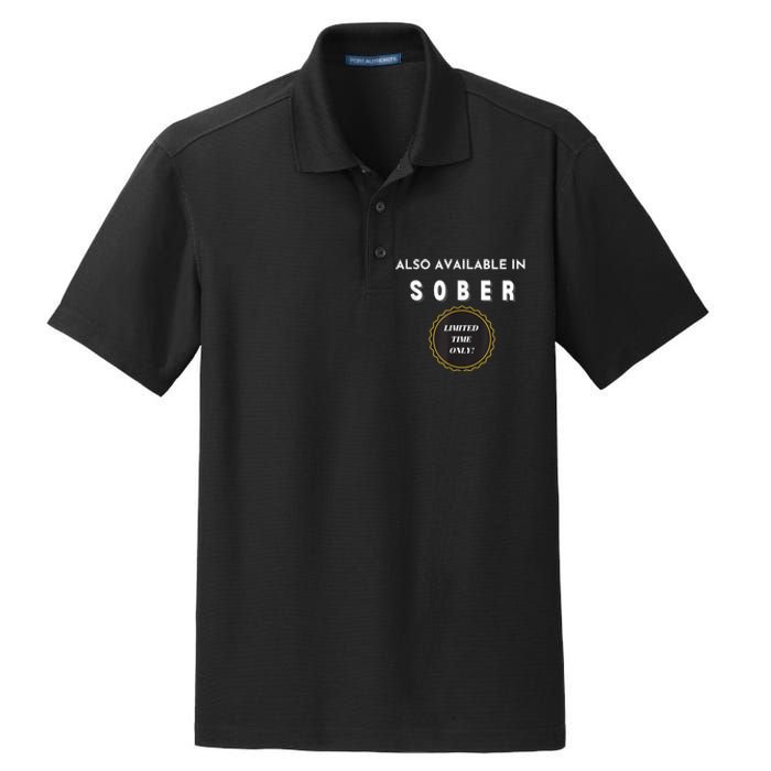 Also Available In Sober Funny Adult Drinking Humor Dry Zone Grid Polo