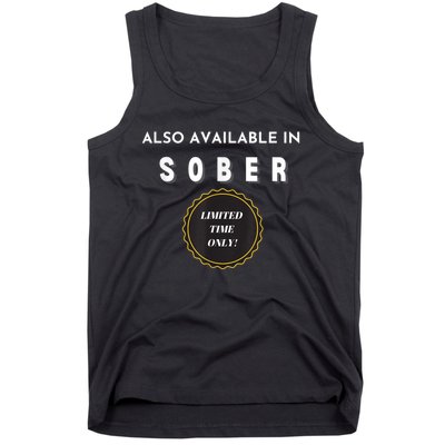 Also Available In Sober Funny Adult Drinking Humor Tank Top