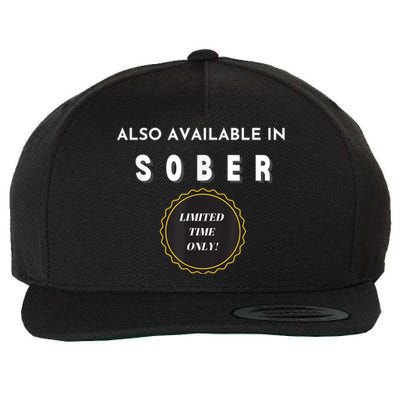 Also Available In Sober Funny Adult Drinking Humor Wool Snapback Cap