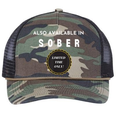 Also Available In Sober Funny Adult Drinking Humor Retro Rope Trucker Hat Cap