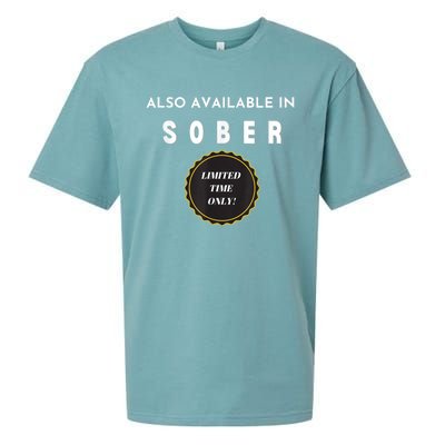 Also Available In Sober Funny Adult Drinking Humor Sueded Cloud Jersey T-Shirt