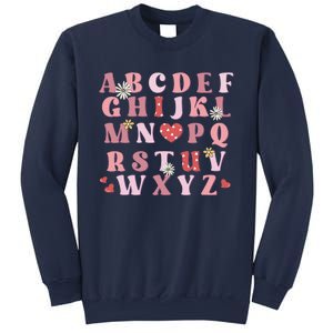 ABC Alphabet I Love You English Teacher Valentines Day Sweatshirt