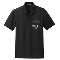 Autism Awareness It's ok to be Different Autism Awareness Dry Zone Grid Polo