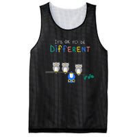 Autism Awareness It's ok to be Different Autism Awareness Mesh Reversible Basketball Jersey Tank