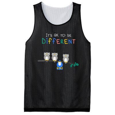 Autism Awareness It's ok to be Different Autism Awareness Mesh Reversible Basketball Jersey Tank